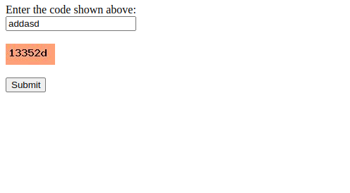 Captcha in PHP